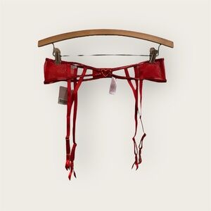 Savage X Fenty Locket Down Garter Belt Lingerie